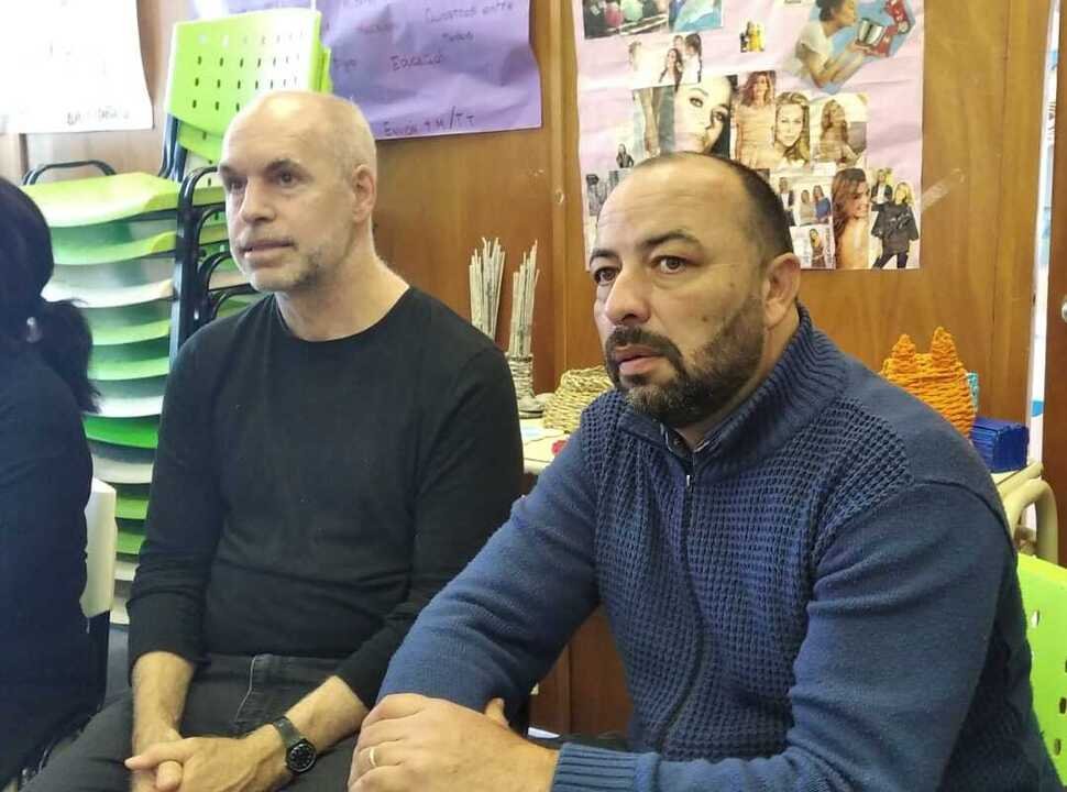 Rodríguez Larreta y Lalo Creus se mostraron juntos en González Catán