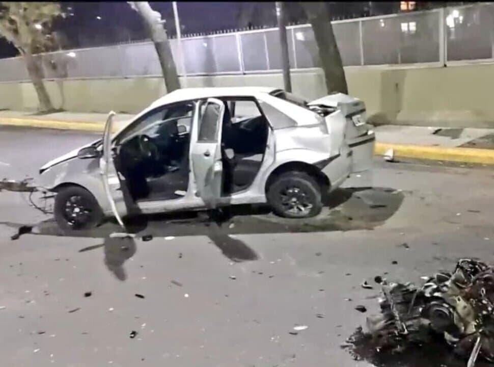 VIDEO: así fue el impactante choque que terminó con heridos en Ramos Mejía