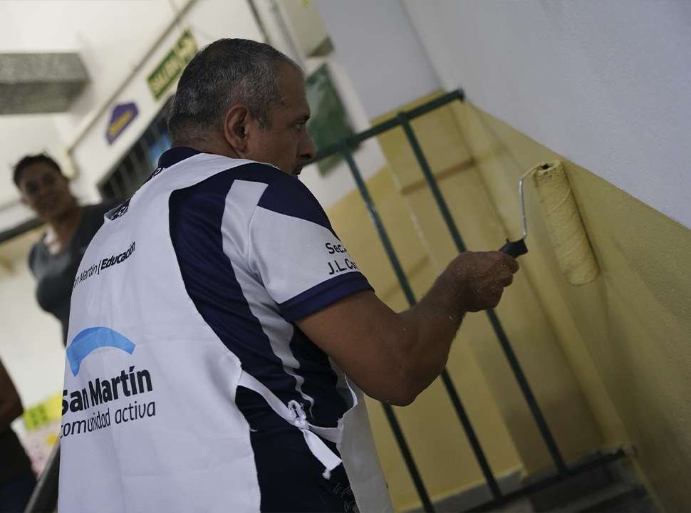 San Martín realizó la 15° edición del programa Buen Comienzo para mejorar escuelas y jardines de la ciudad