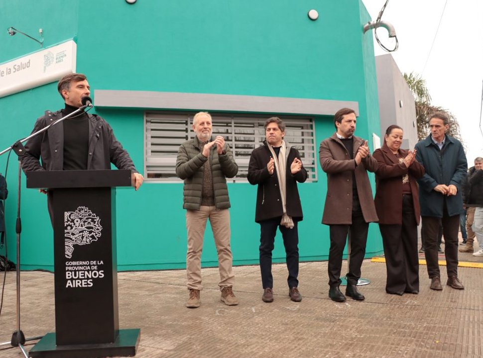 Ghi y Kicillof inauguraron el nuevo Centro de Salud Papa Francisco en Castelar