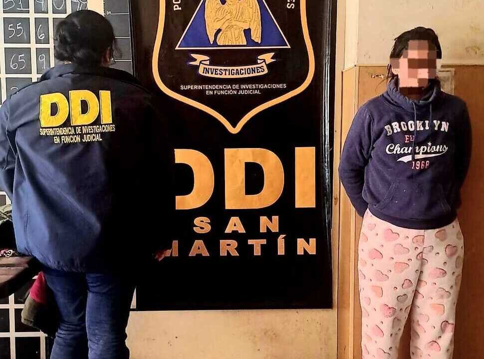 San Martín: buscaban a un hombre por balear a una mujer y se encontraron con una prófuga por homicidio