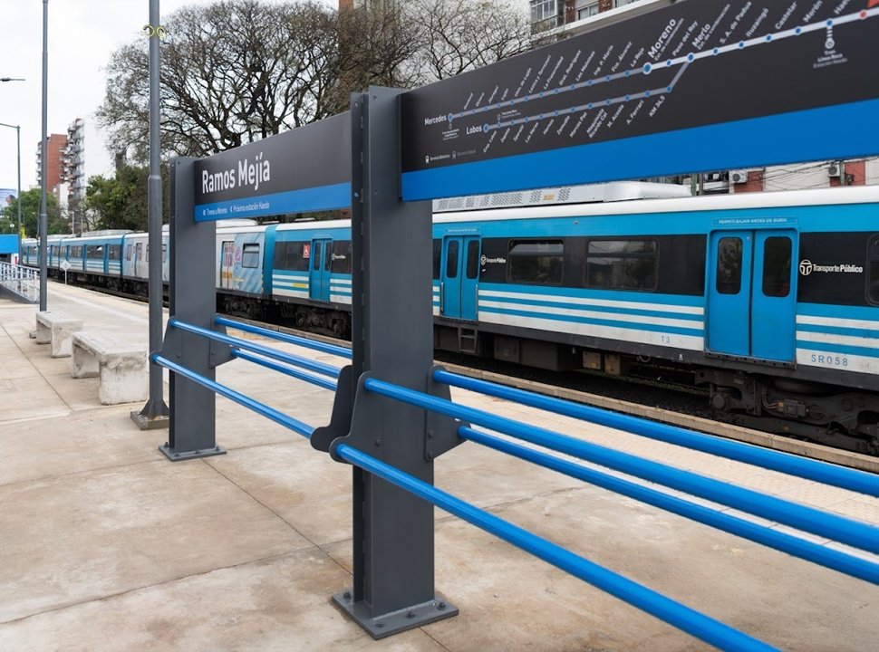 Tren Sarmiento: reactivan un sector que dejó de funcionar hace nueve años en las estaciones Ramos Mejía y Ciudadela